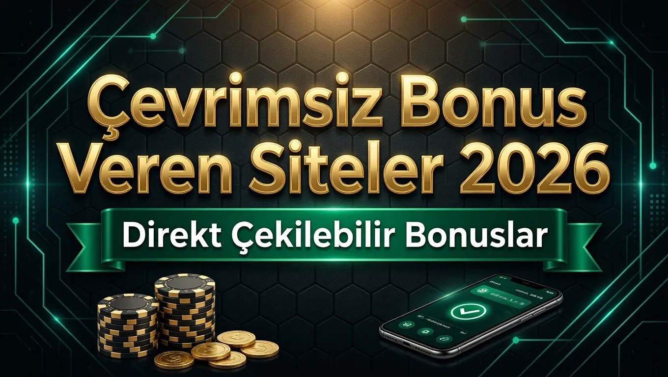 Çevrimsiz Bonus Veren Siteler 2026 – Direkt Çekilebilir Bonuslar