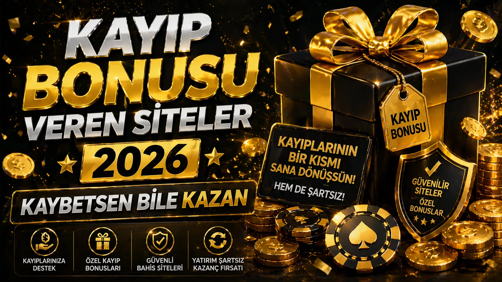 Kayıp Bonusu Veren Siteler 2026 – Kaybetsen Bile Kazan
